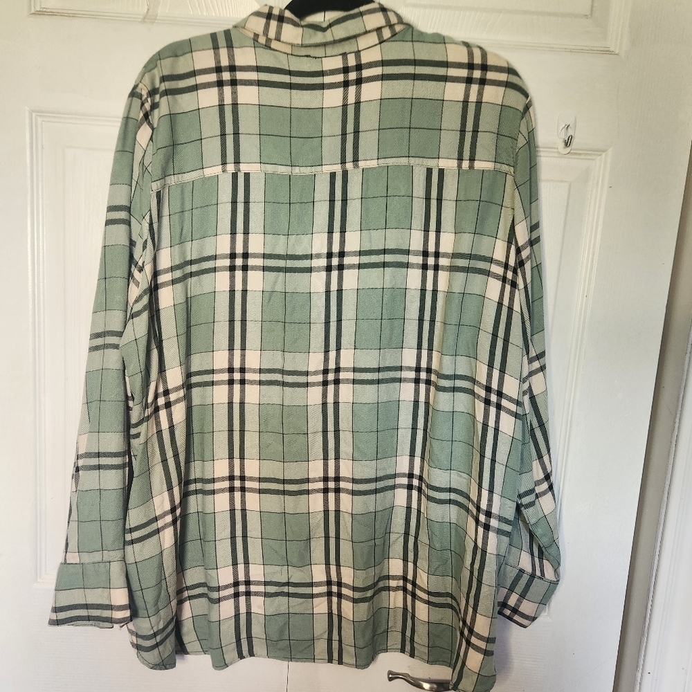 Rickis Womens Plus Size Super Soft Long Sleeve Button Down Size XXL/2x - Picture 14 of 14